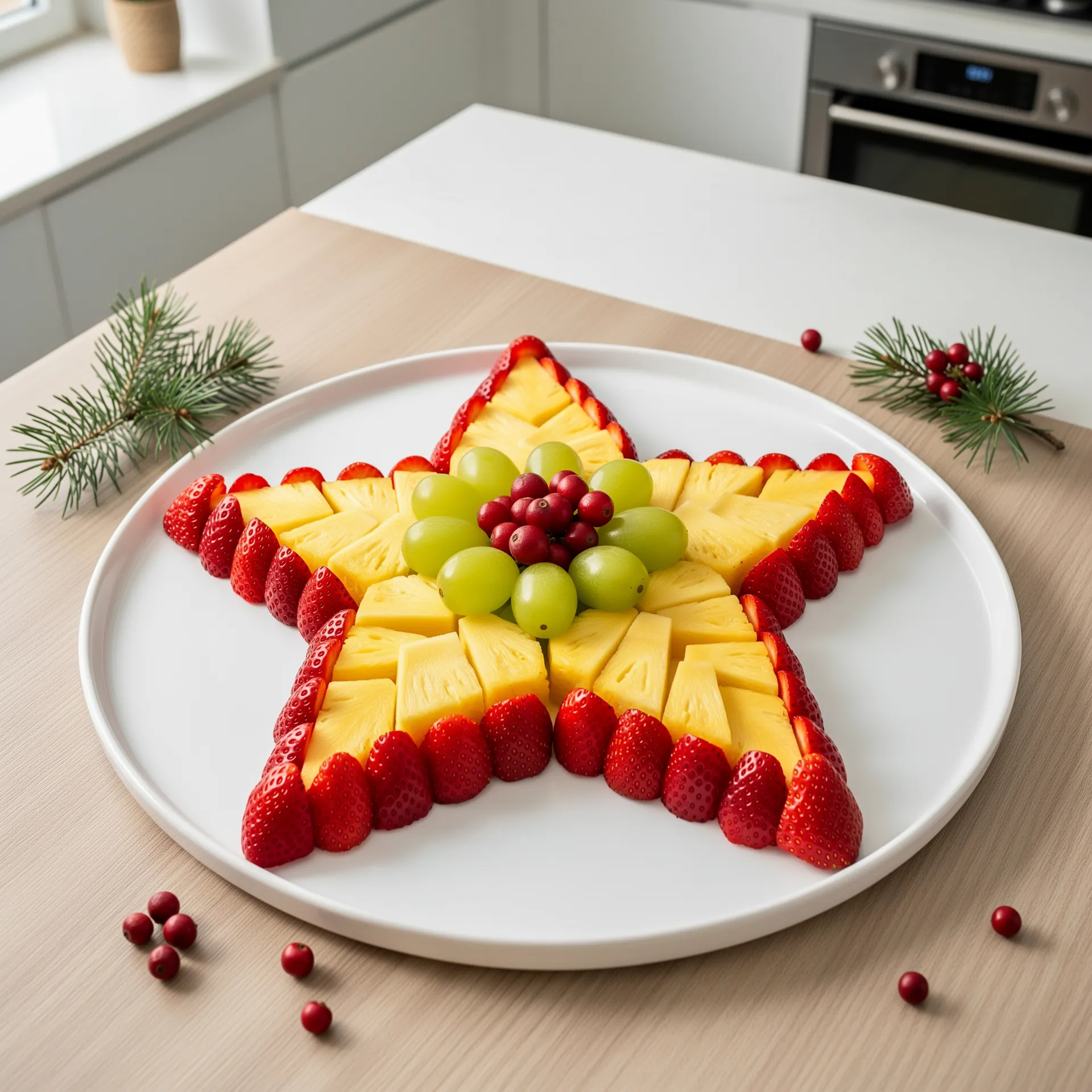 11. Festive Fruit Christmas Star