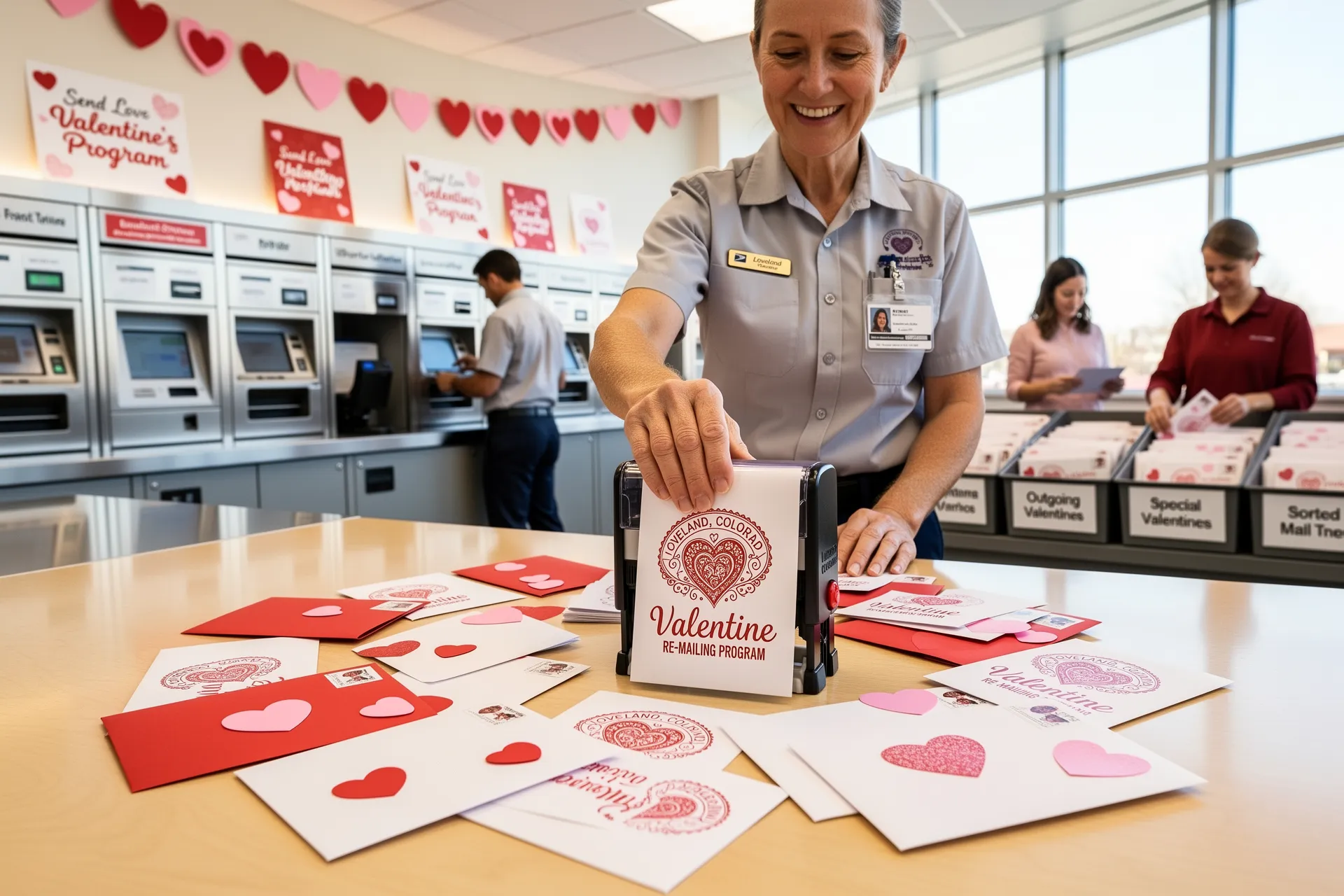 6. The famous Valentine's Day re-mailing program