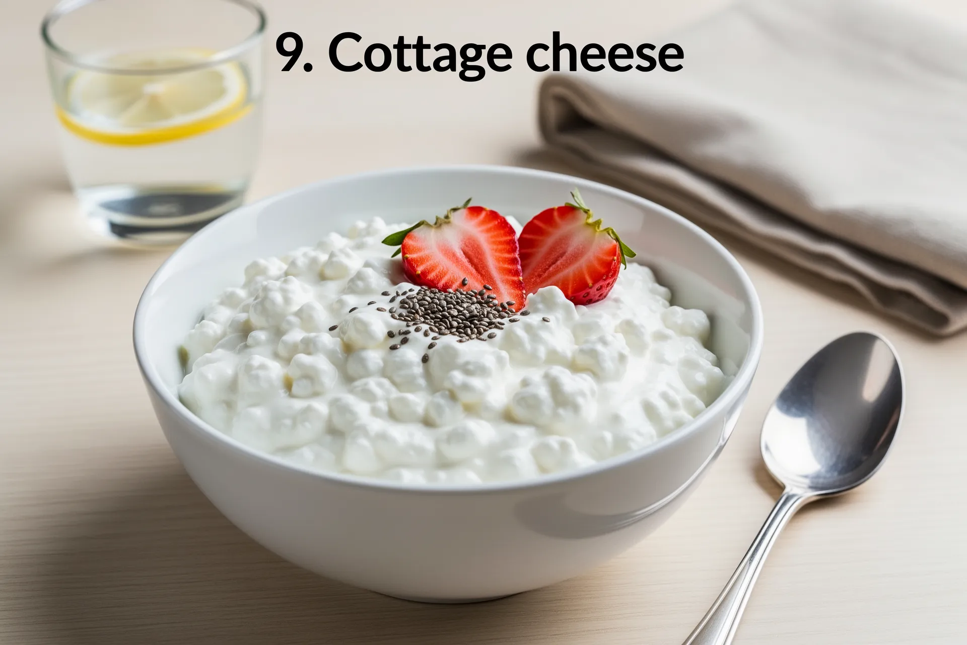 9. Cottage cheese