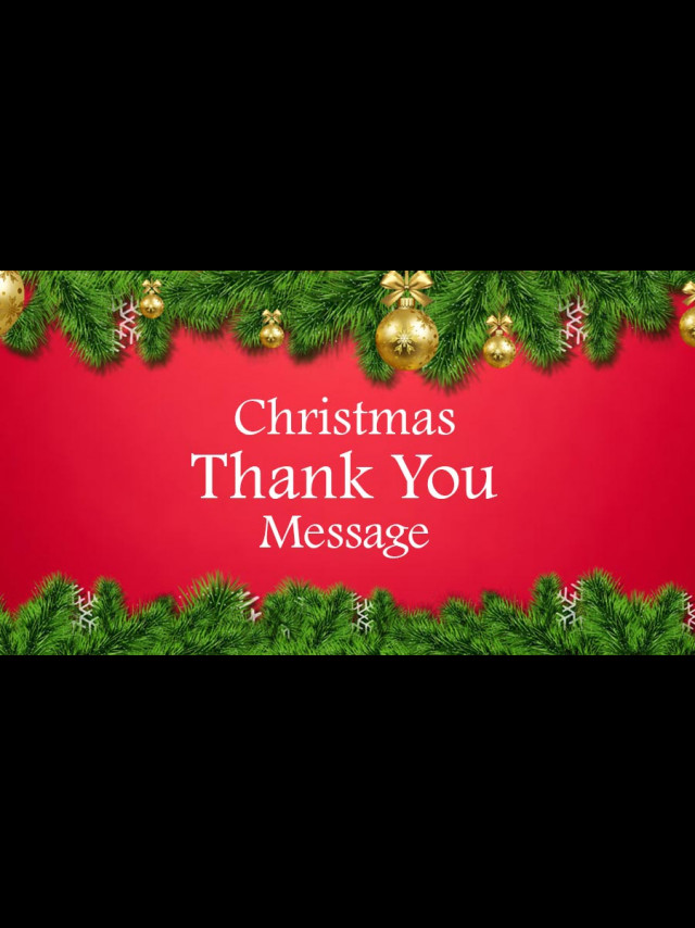 Christmas Thank You Messages and Wishes Reply