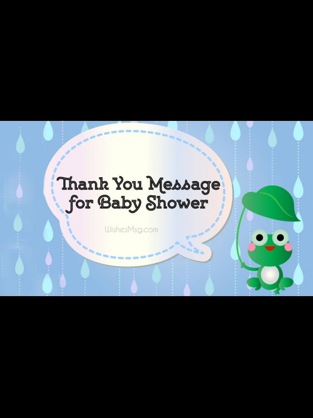 45 Baby Shower Thank You Messages and Wordings